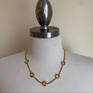 Golden Marc by Marc Jacobs Link Pendant Necklace